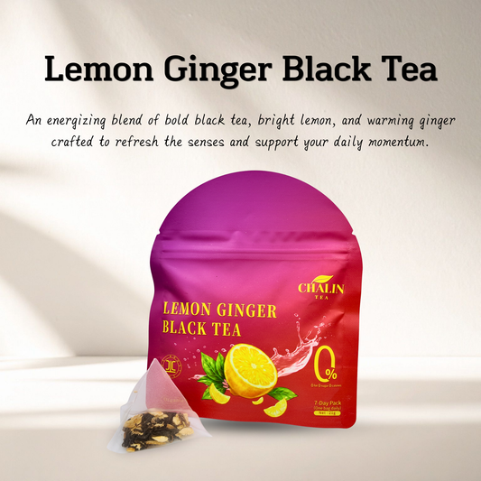 Lemon Ginger Black Tea | Wellness Tea