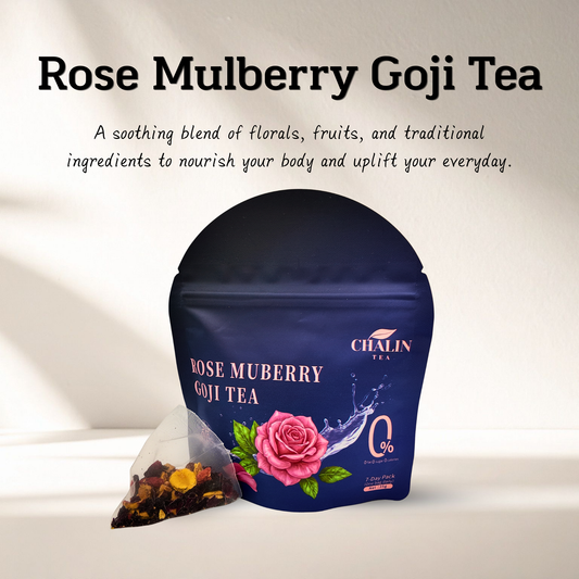 Rose Mulberry Goji Tea | Nourishing Wellness Tea