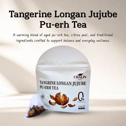 Tangerine Longan Jujube Pu-erh Tea | Wellness Tea
